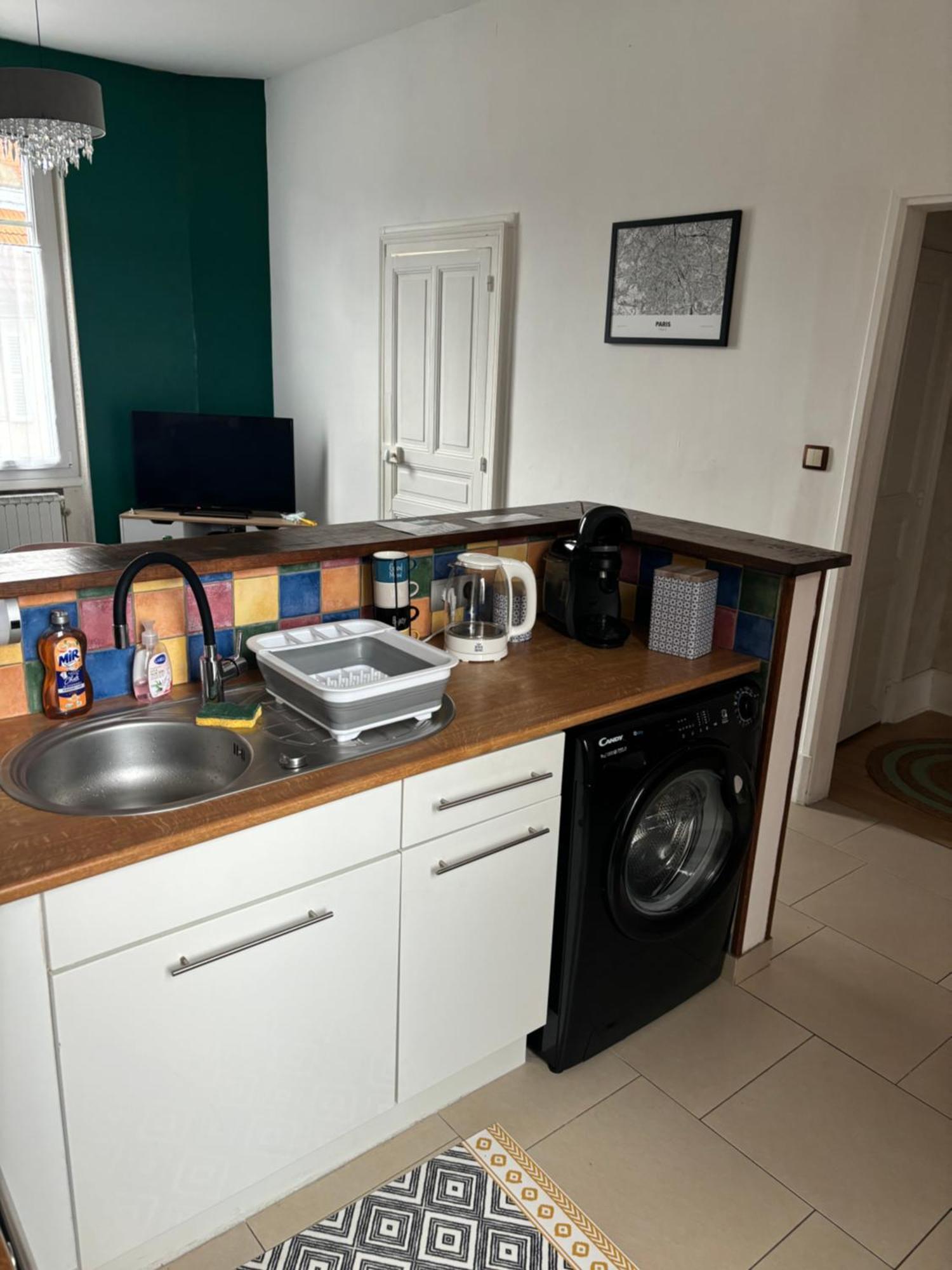 T3 Moulins Avec Garage Proche Gare Apartment Luaran gambar
